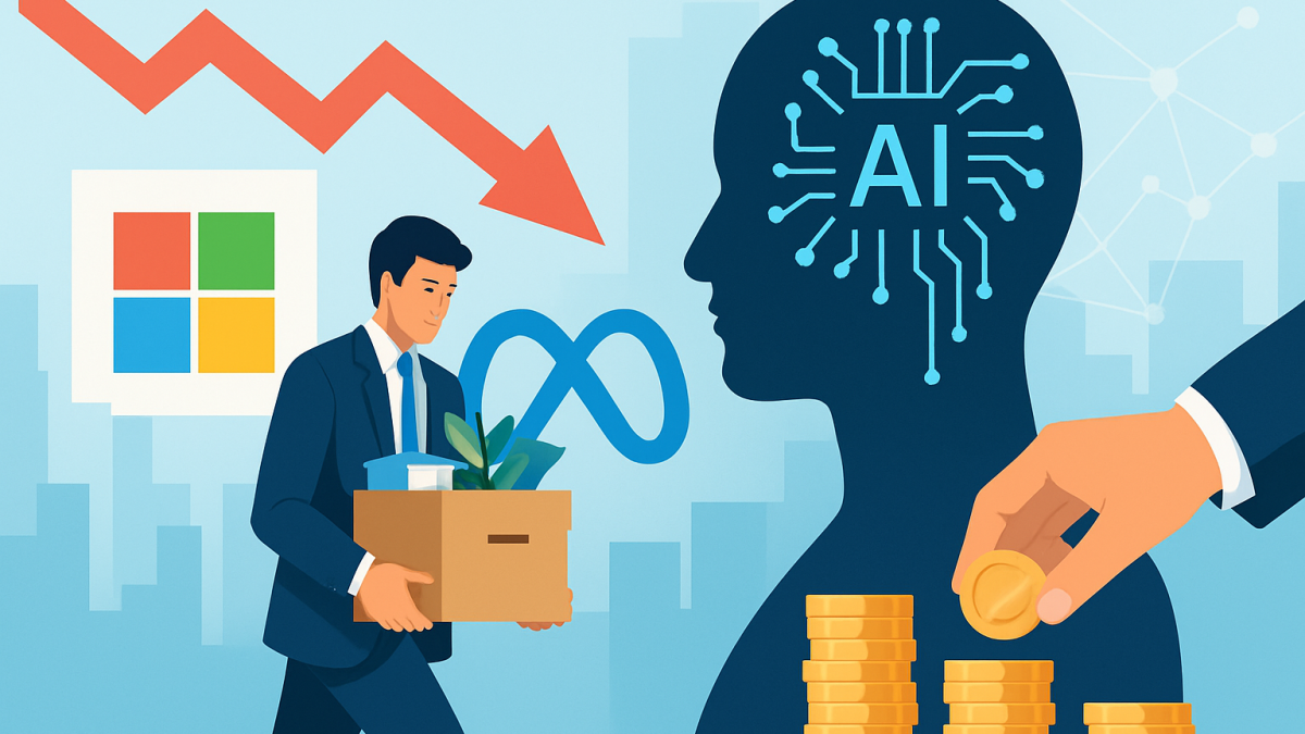MSとMetaが数千人を解雇——AIへの「大転換」で、テック業界の雇用はどこへ向かうのか