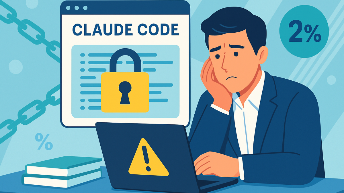 Claude Codeが新規Proユーザーで使えなくなる？ Anthropicが「2%テスト」を静かに開始