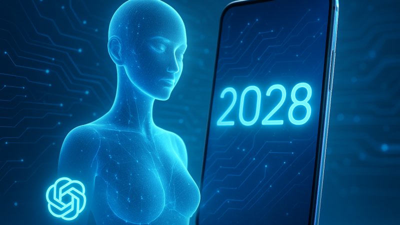 OpenAIがAIエージェント中心の独自スマホを2028年量産へ？郭明錤氏が供給網詳細を公開