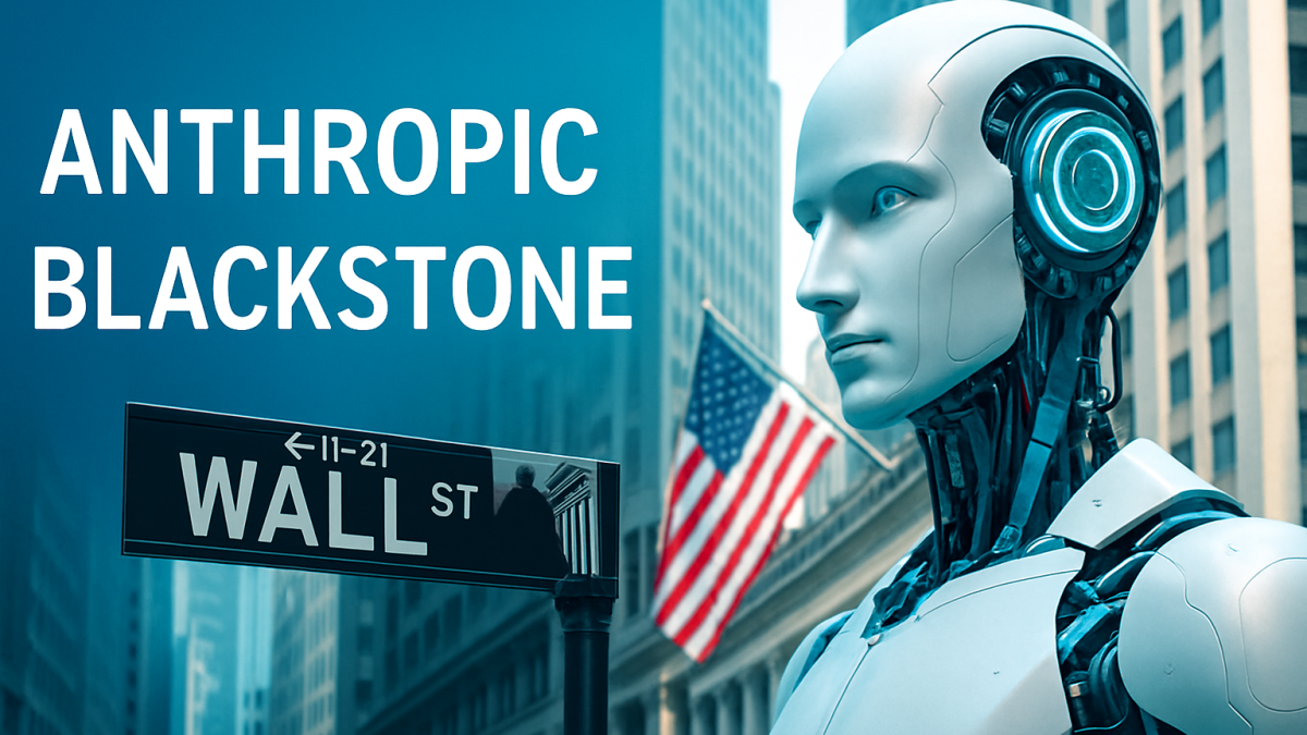 AnthropicとBlackstoneが15億ドルの合弁企業を設立——ウォール街とAIが手を組んだ衝撃の意味