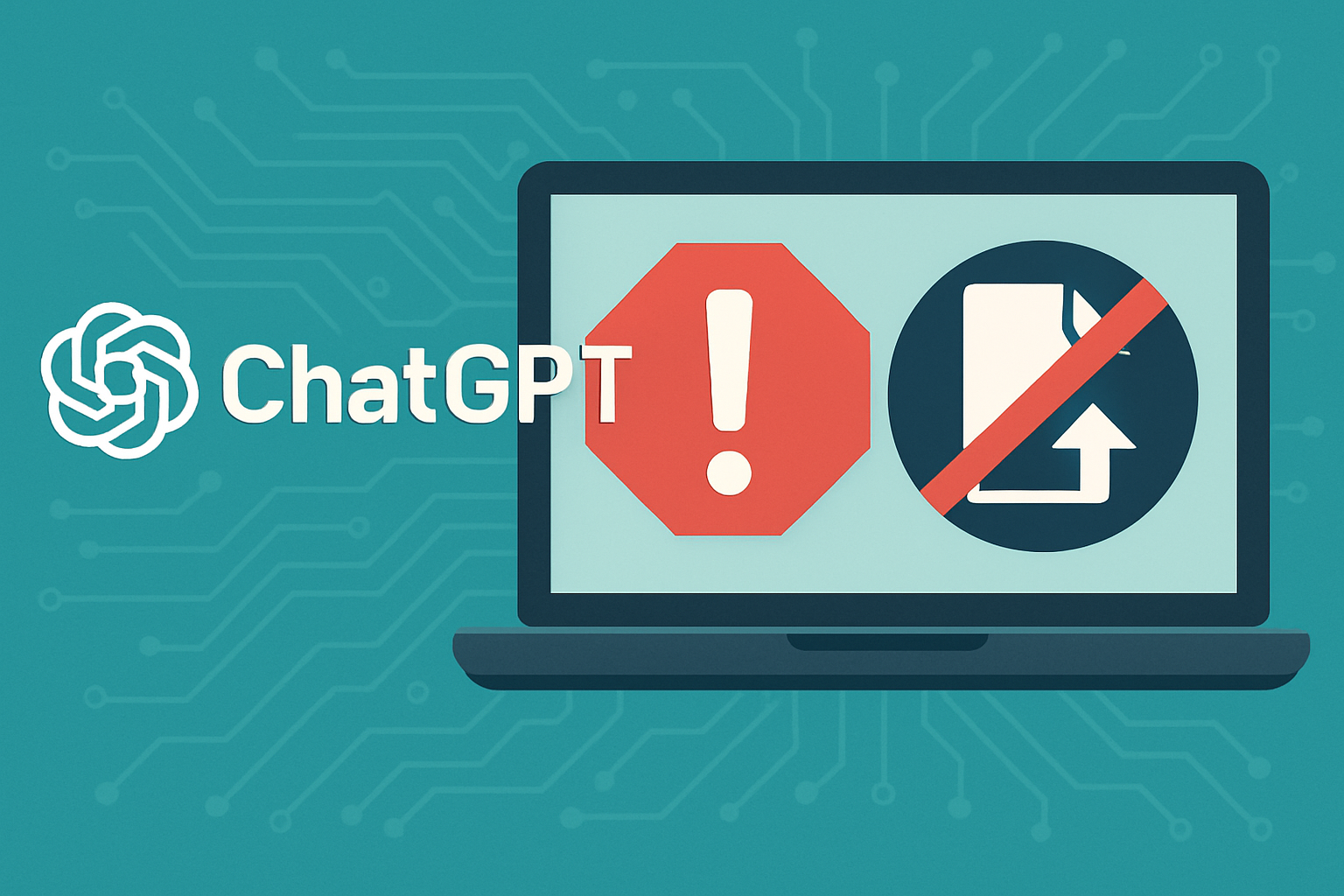 ChatGPTのファイルアップロードが朝から一斉に止まった