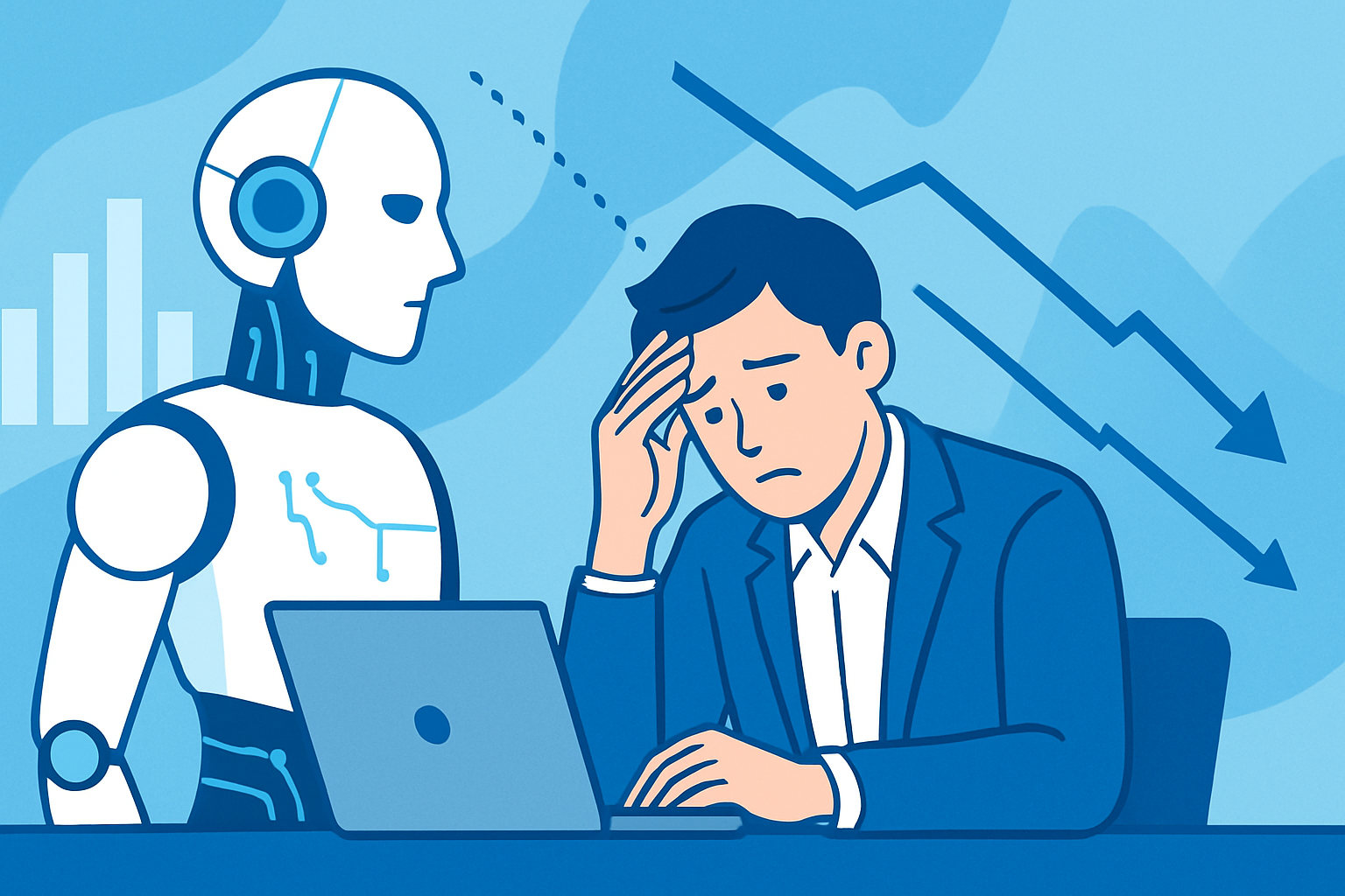 生成AIで若手の仕事が16%減少——スタンフォード大の研究が示す「逆転現象」の実態