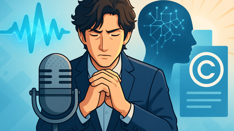 「声を守るために裁判所へ」——津田健次郎さんのAI声模倣TikTok提訴が問いかけるもの