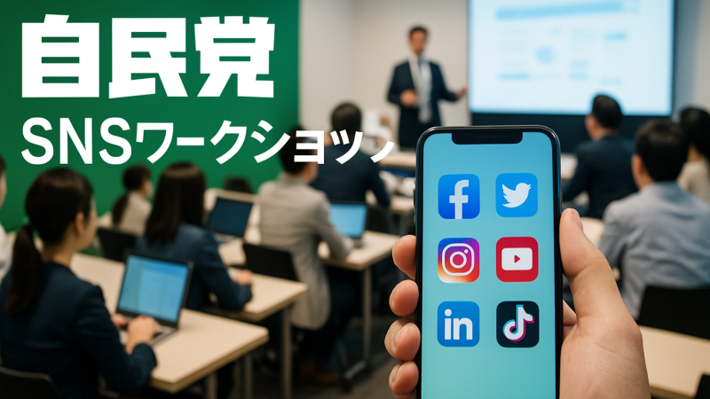 自民党青年局が「SNS発信ワークショップ」を開催——政党が本気でSNS運用を学ぶ時代が来た