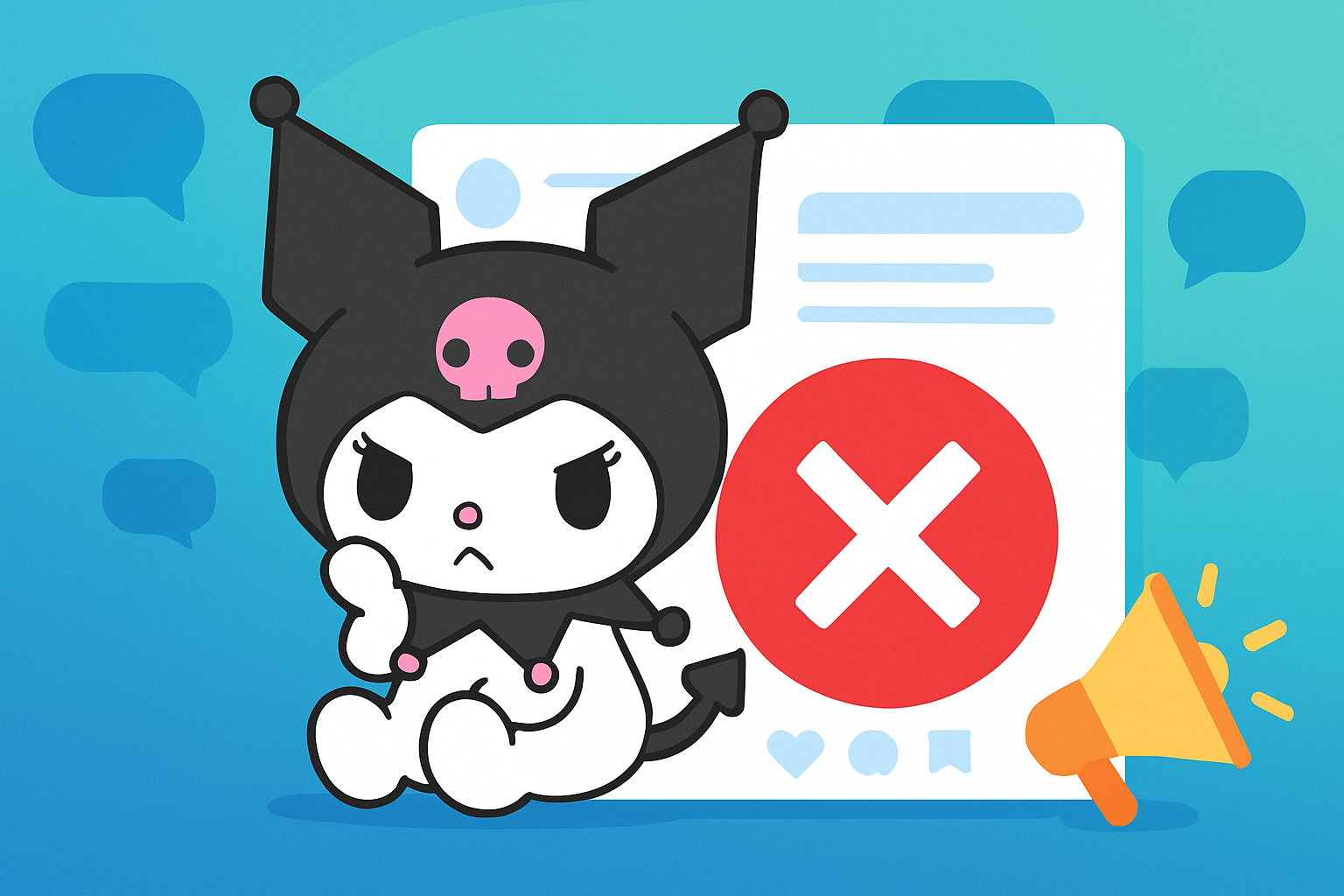 サンリオ公式が「あ~もう!!」と叫んだ。
クロミの×ボタン投稿がSNS運用者の心に刺さったわけ