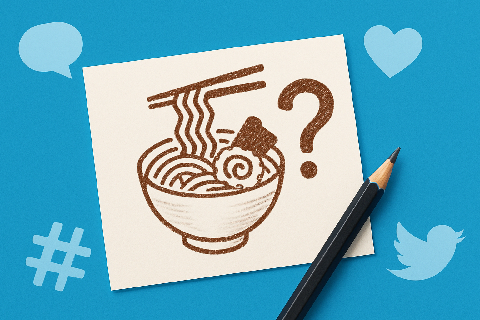 広告費ゼロで100万ビュー。
ラーメン屋の手書きなぞなぞが教えてくれた「参加させる」SNSの正体