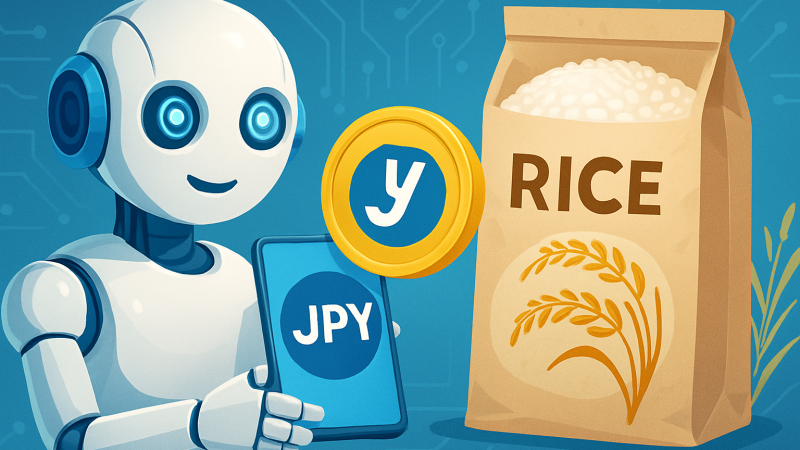 AIがJPYCでお米を買った日——Komlock lab「Kova（β）」が問いかけるAIの経済活動