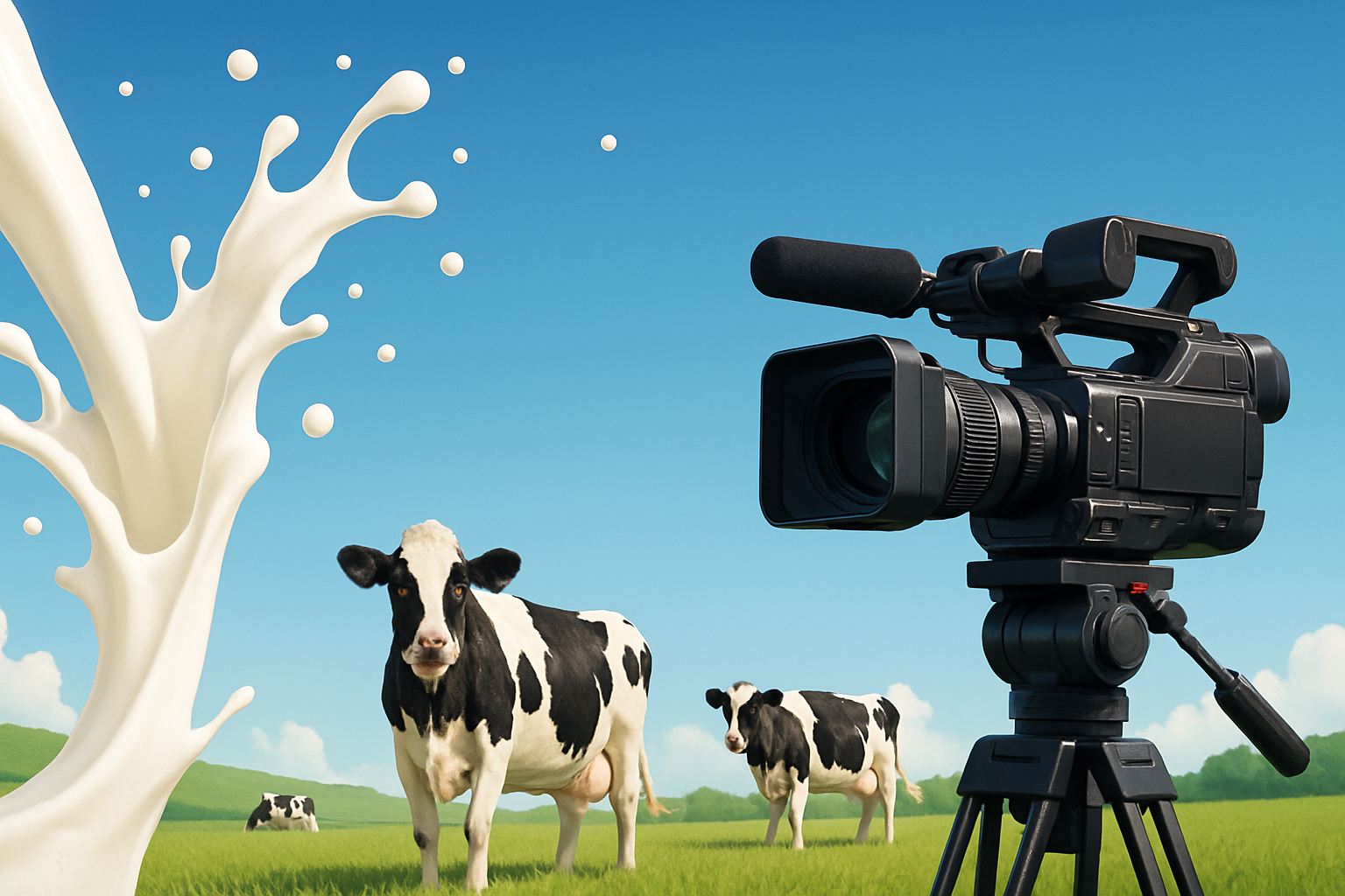 「視線を感じると思ったら、牛乳月間のPRでした」——農水省の手作り動画が60万ビューを突破した理由