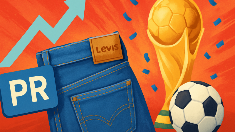 FIFAに「消されたブランド」が逆転PR——リーバイスがInstagramアイコンを布カバー仕様に変えた理由
