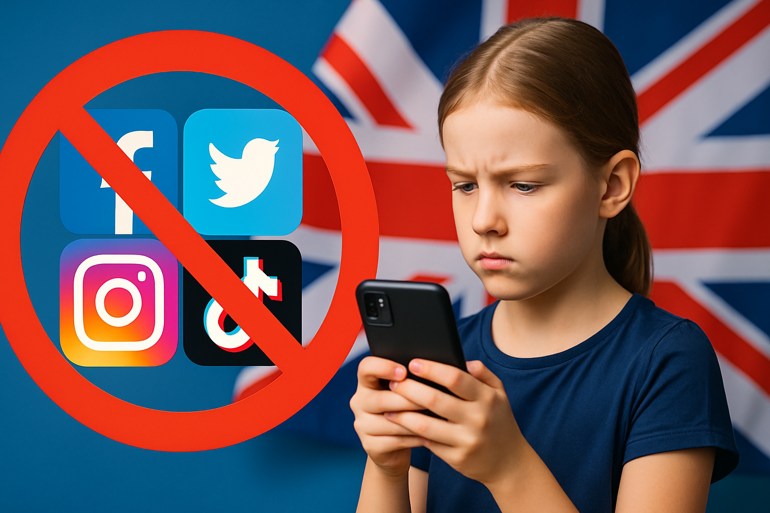 英国が「子どもを不幸にする」SNSを16歳未満全面禁止へ