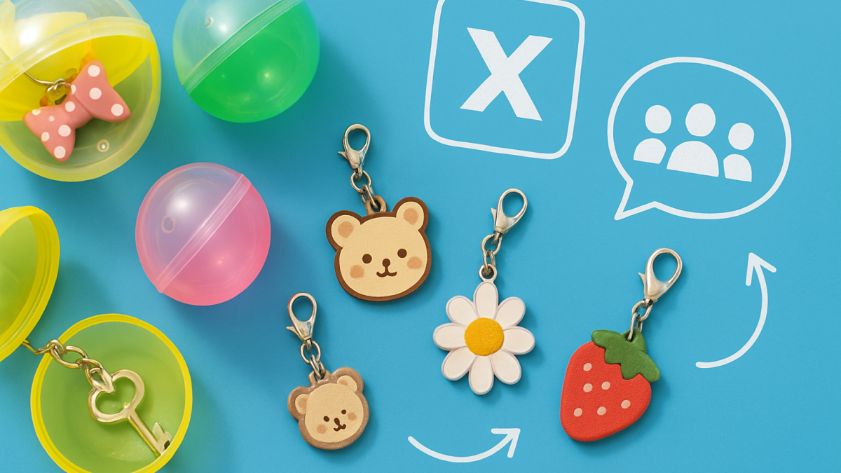 ガシャポン「めじるしアクセサリー」のX交換文化——300円チャームがコミュニティを動かす理由