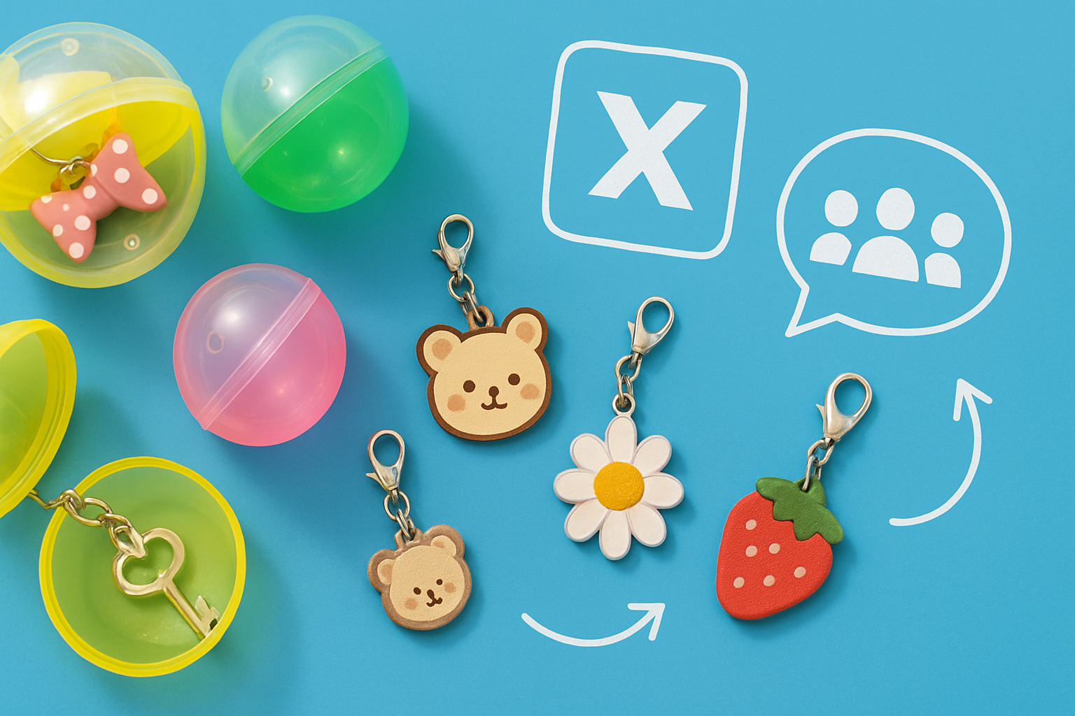 ガシャポン「めじるしアクセサリー」のX交換文化&mdash;&mdash;300円チャームがコミュニティを動かす理由