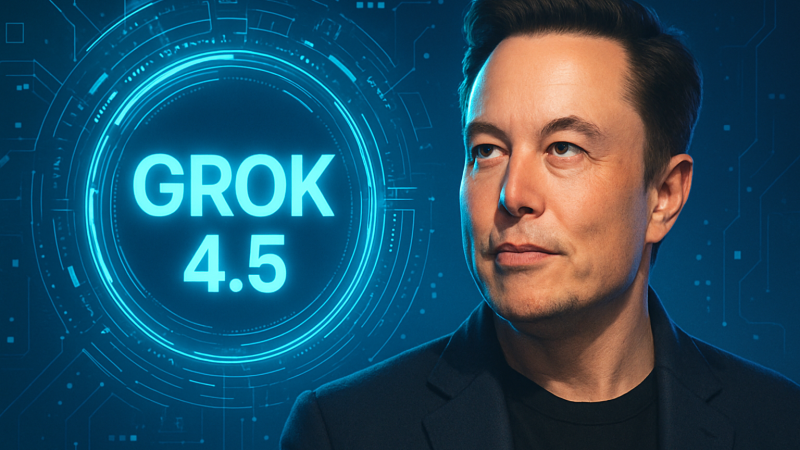 イーロン・マスク氏が「Grok 4.5」を内部公開——Claude Opusに迫る性能で「4強入りでは」とX上で話題