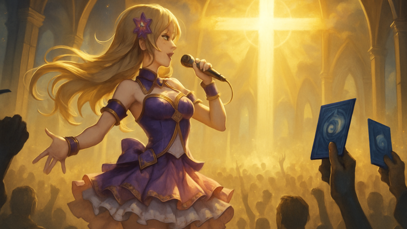 「信仰がすべてとなったこの世界で、アイドルとして選ばれた5人の物語が今、始まる」——デュエプレに”アイドル”が舞い降りた日