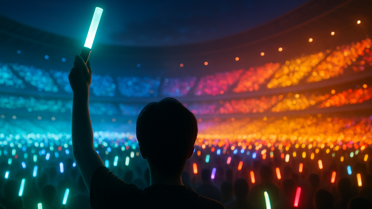 「ペンライトの光ゆれるスタジアム」31文字がXで122いいねを集めた朝