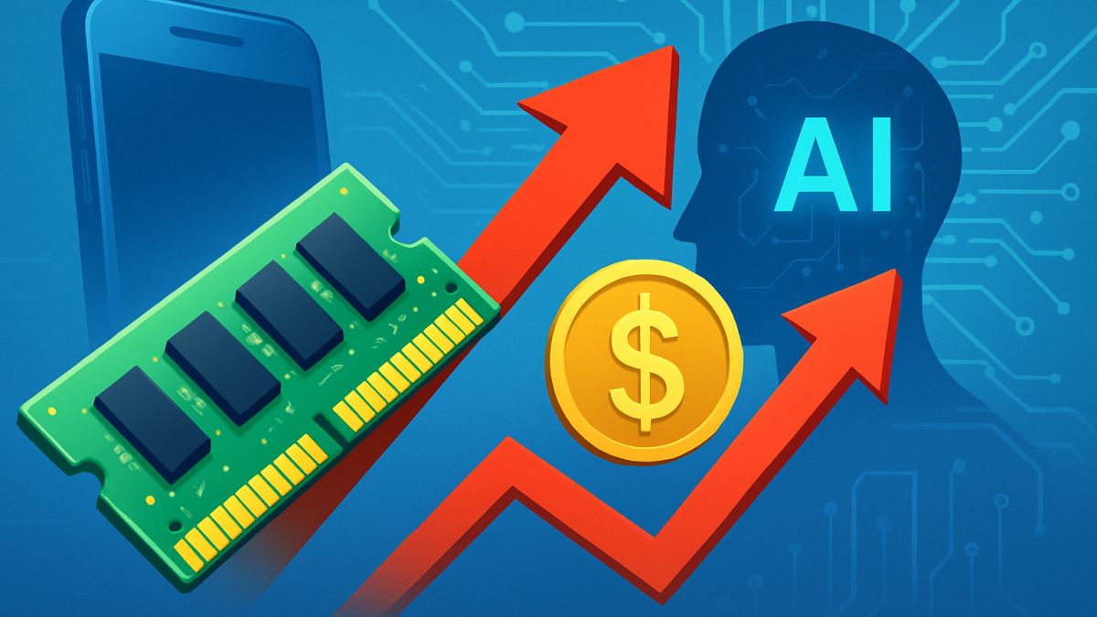 メモリ価格、1年で94ドル上昇——AI需要がスマホ・PCの「値上げ」を招く構図