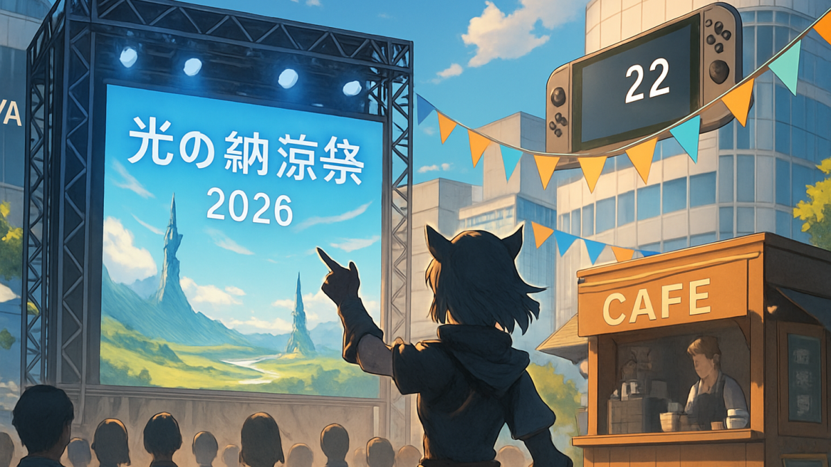 FF14「光の納涼祭2026」渋谷サクラステージで8月1-2日開催、Switch 2版の実機プレイも披露