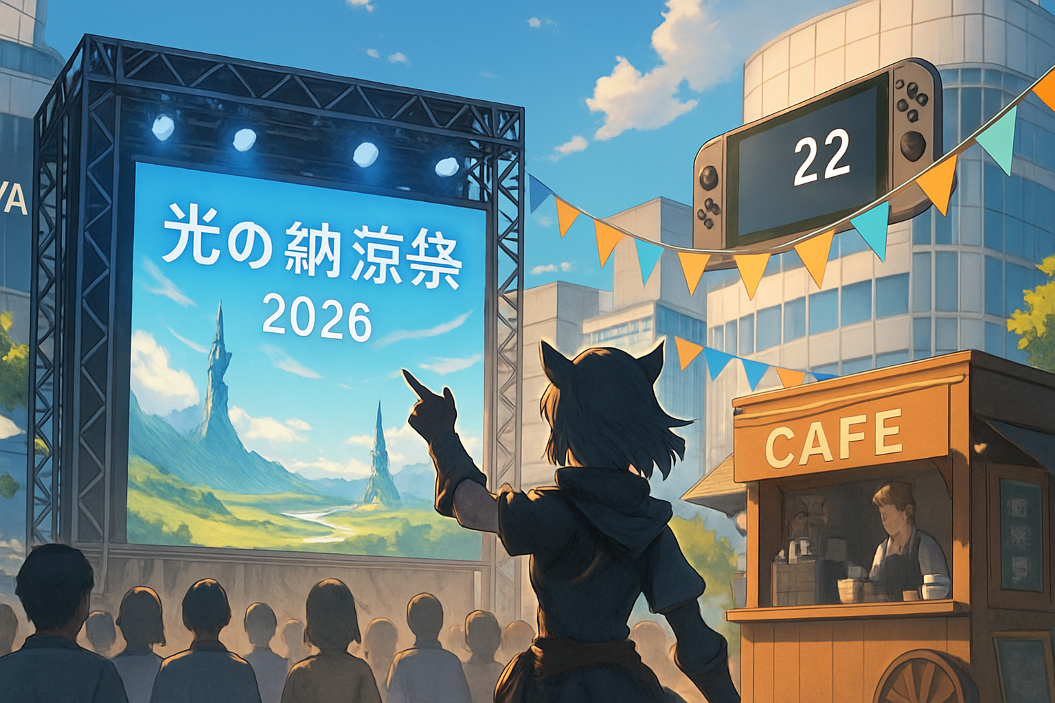 FF14「光の紡涼祭2026」渋谷サクラステージで8月1-2日開催、Switch 2版の実機プレイも披露