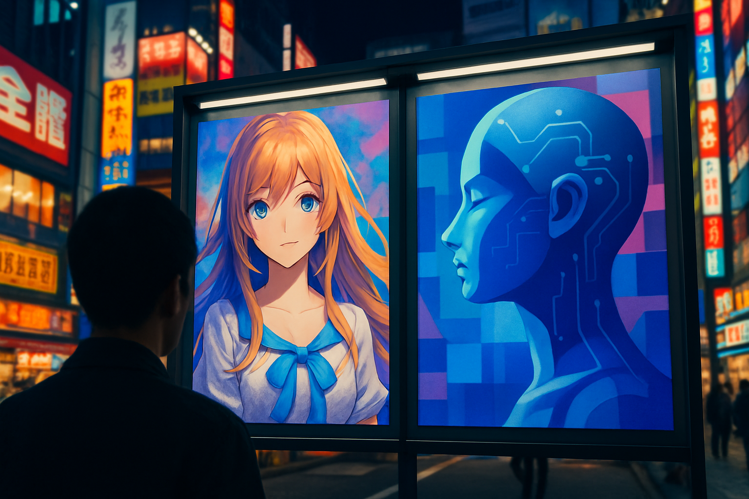 秋葉原のAI生成ポスターに賛否