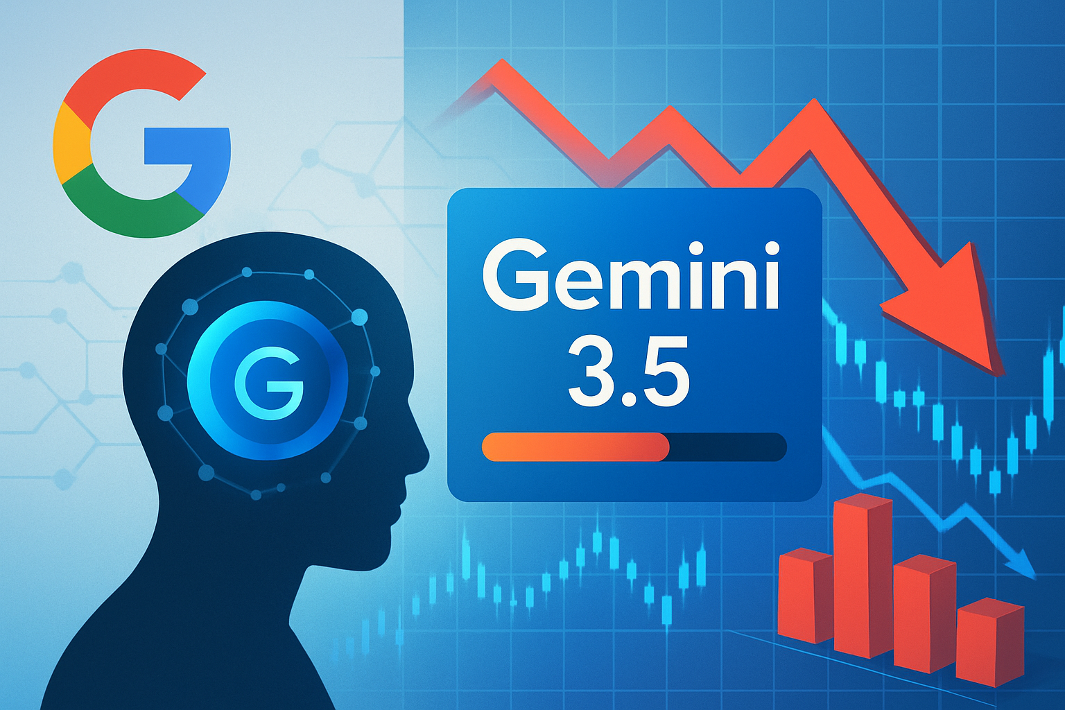グーグル、Gemini 3.5 Proリリースを数ヶ月遅延 コーディング性能未達で株価4%超下落