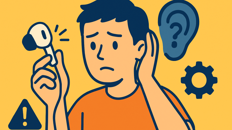 新しいイヤホンなのに聞こえない。片耳の異常で病院に駆け込んだ人がXに相次いだ日