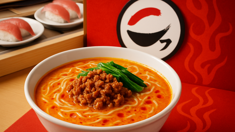 スシローが担担麺の「目利き」を口説いた理由 ― 25万食限定コラボに見るインフルエンサー監修の勝算