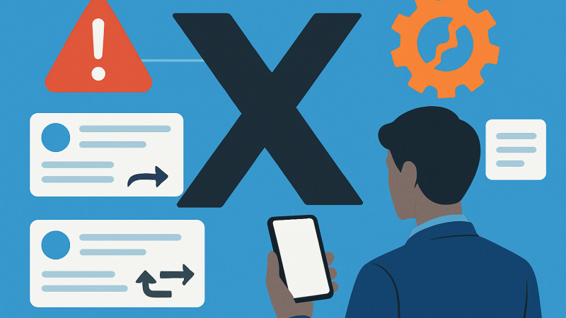 Xで「読み込めない」と「リポストが消えた」が同時多発、企業アカウントが備えるべきこと