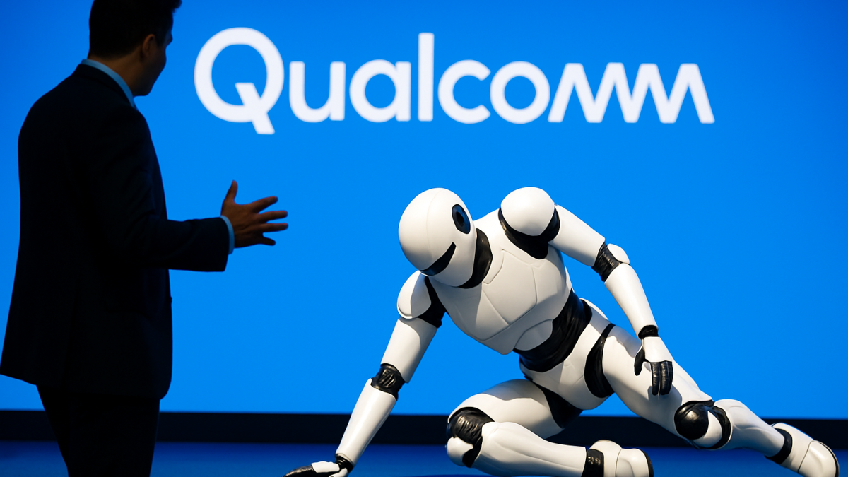 「準備完了です」の直後に崩れ落ちた——Qualcommの人型ロボット、ステージで力尽きる