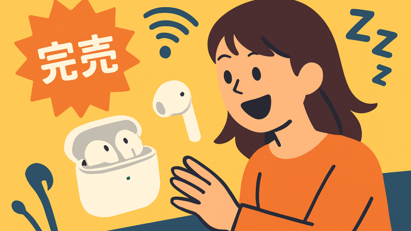 カヨコのイヤホンが即完売ムード、「一万円以下」が引き金になったワイヤレスイヤホン争奪戦