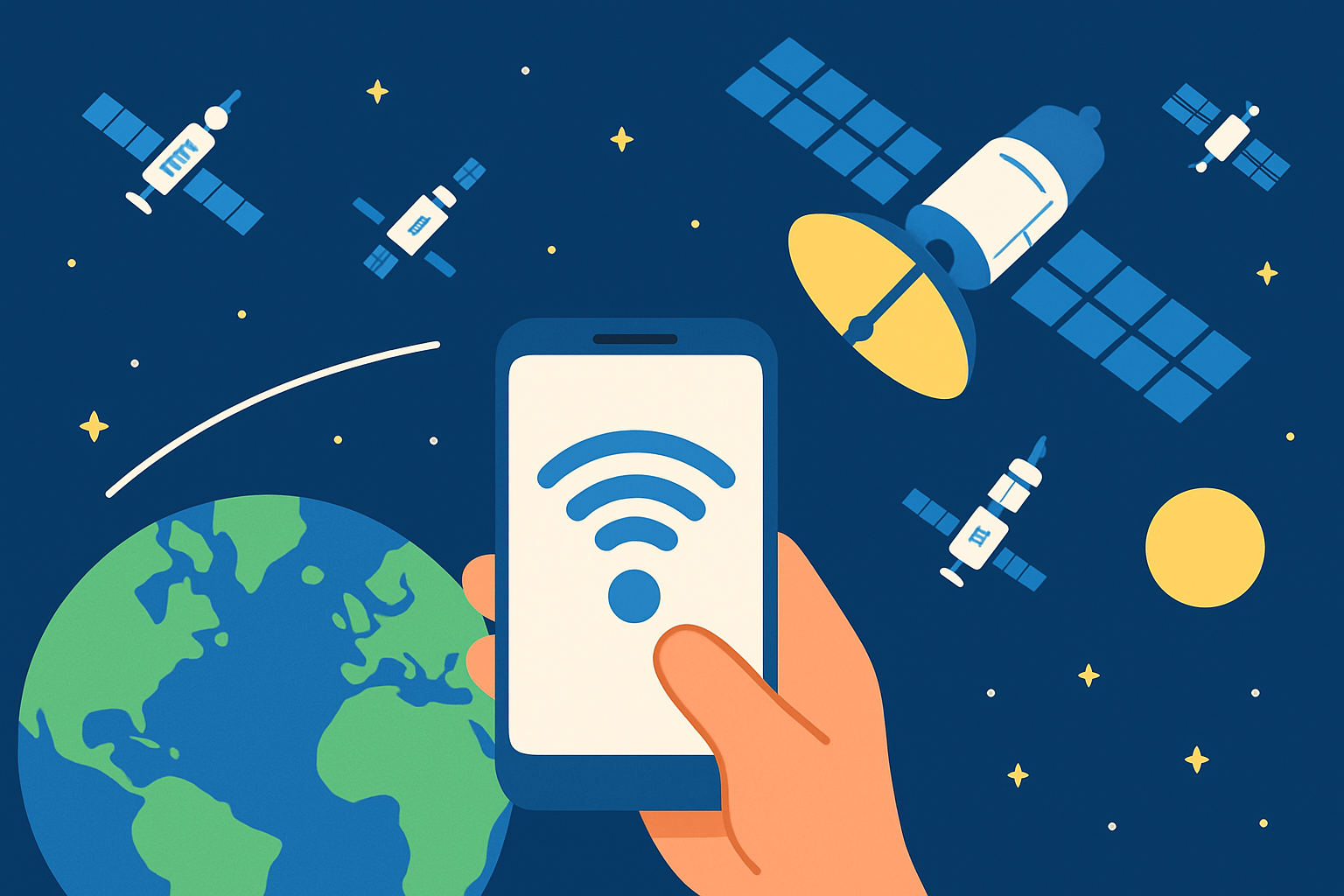 アマゾンが5105機衛星でスマホ直結通信へ、2028年開始を目指しFCCに申請