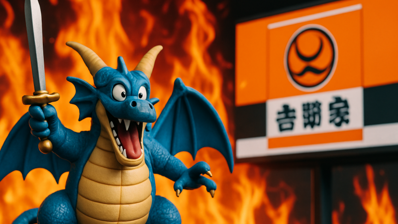 フィギュアを手で仕分けする店員の動画に687いいね——吉野家×ドラクエコラボが「炎上」から「公式対応の教科書」に変わった理由
