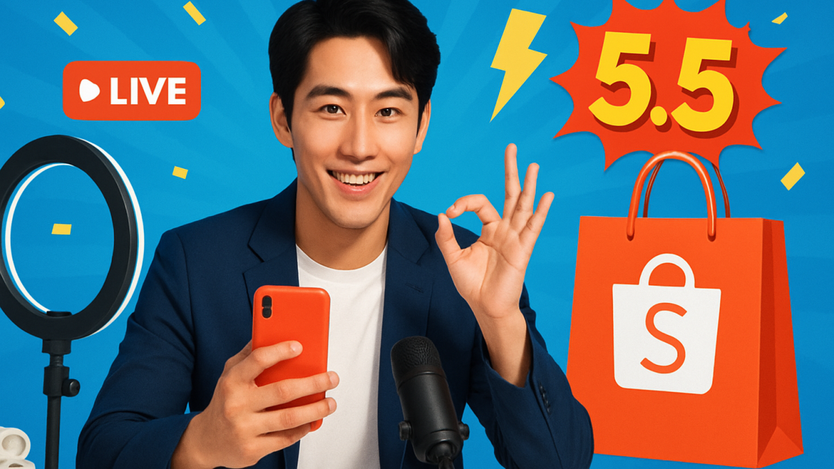タイ人気俳優×ライブ配信×フラッシュ割引——Shopee 5.5セールが見せたライブコマースの破壊力