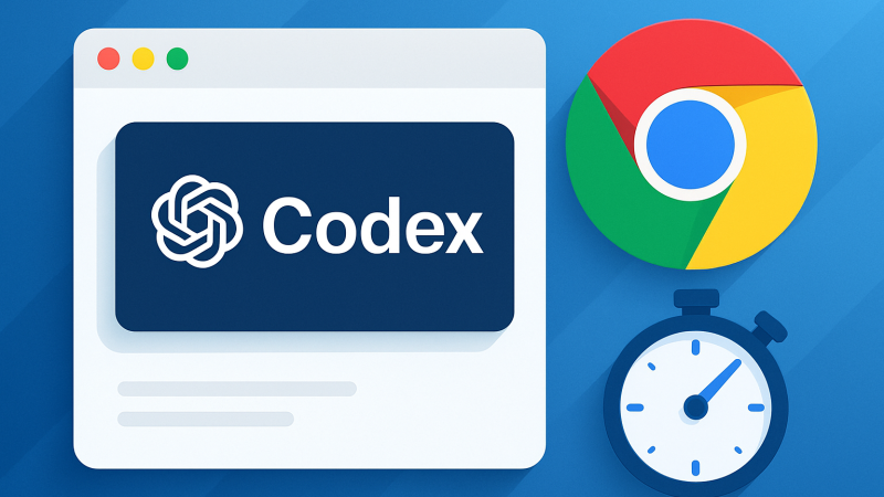 OpenAI Codexがブラウザに進出——Chrome拡張でログイン済みサイトを直接操作できるように