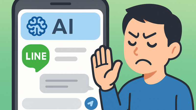 LINEを開いたら突然現れたAIバーが「邪魔すぎる」——Agent iをめぐるユーザーの本音