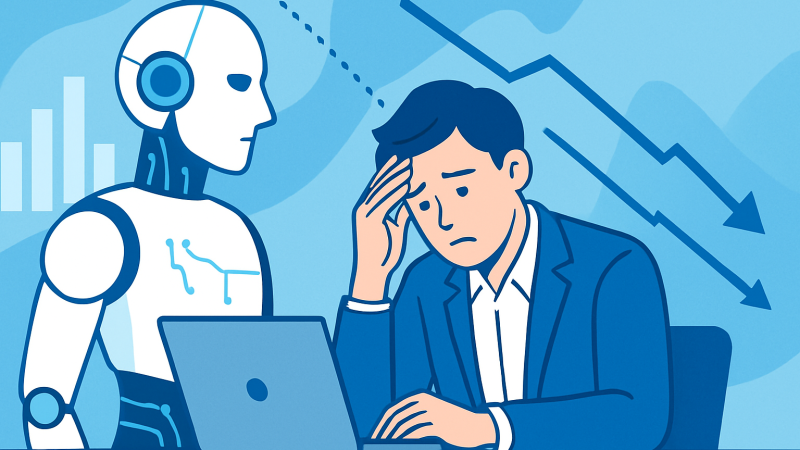 生成AIで若手の雇用が13〜16%減少——スタンフォード大の研究が示す「逆転現象」の実態