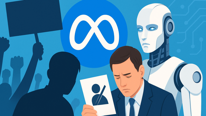メタ、約8000人を突然解雇——AI最優先の裏でPC監視に1500人が抗議