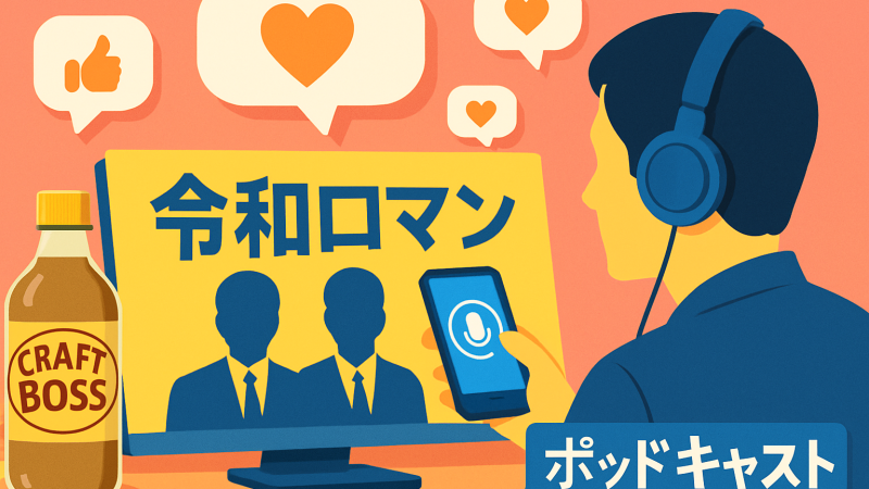 令和ロマン×クラフトボス「#甘くない令和ロマン」4週間の最終回——ファン投稿が盛り上げたポッドキャスト連動キャンペーンの全貌