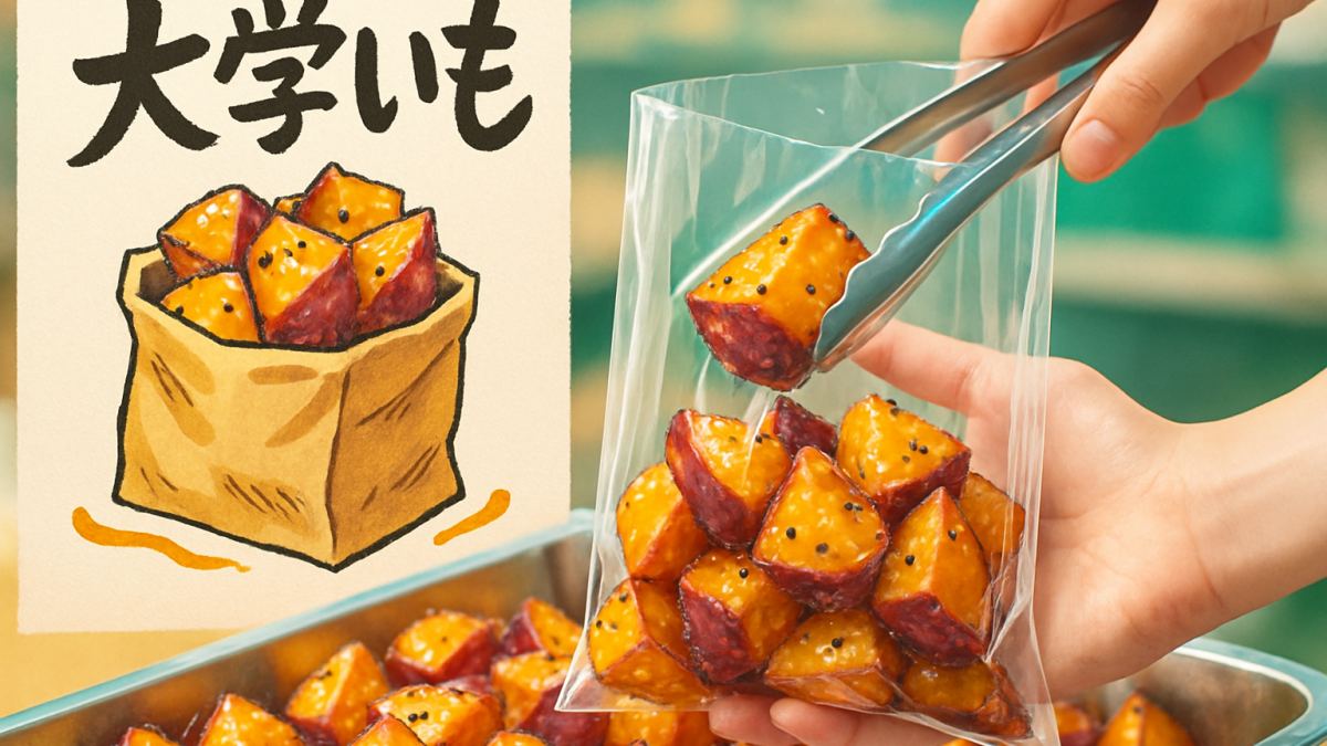 手描きポスターの大学芋詰め放題に18万いいね——広島のスーパーが教えてくれた「AI時代の手仕事」の強さ