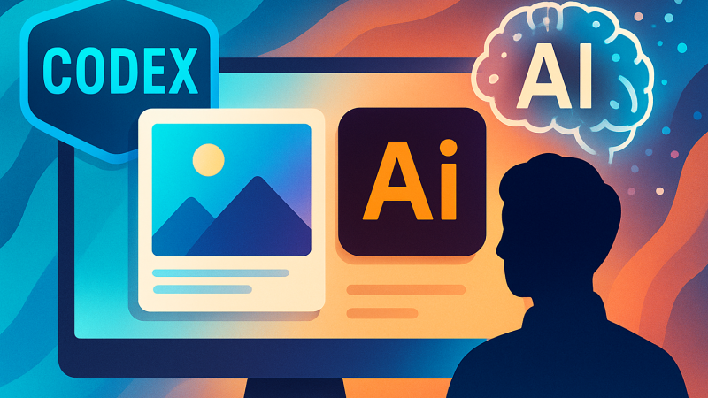 AIが作ったデザインが、そのままIllustratorで開ける——Codexの新機能に現場が沸いた理由