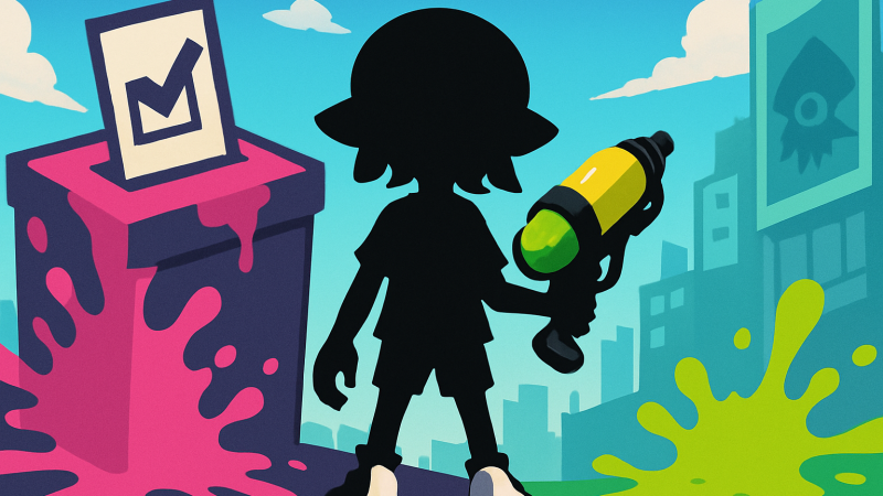 365対285対220。投票の先に、『スプラトゥーン』初のひとり用スピンオフが待っていた
