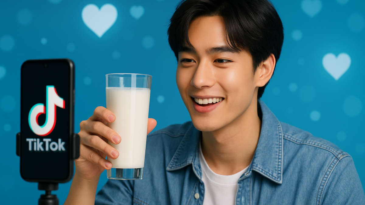 タイの人気俳優が牛乳ドリンクを飲むだけの配信に、なぜファンが殺到したのか