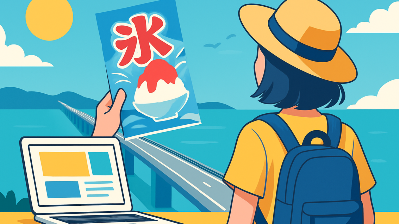 夏旅バナーとかき氷チラシ——SHElikesの「くるくる会」に見る、学習コミュニティを本気にさせる課題設計