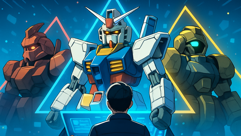 ガンダム新作『アーセナルコマンダー』発表、1対1が1対1対1の”三つ巴”に生まれ変わる
