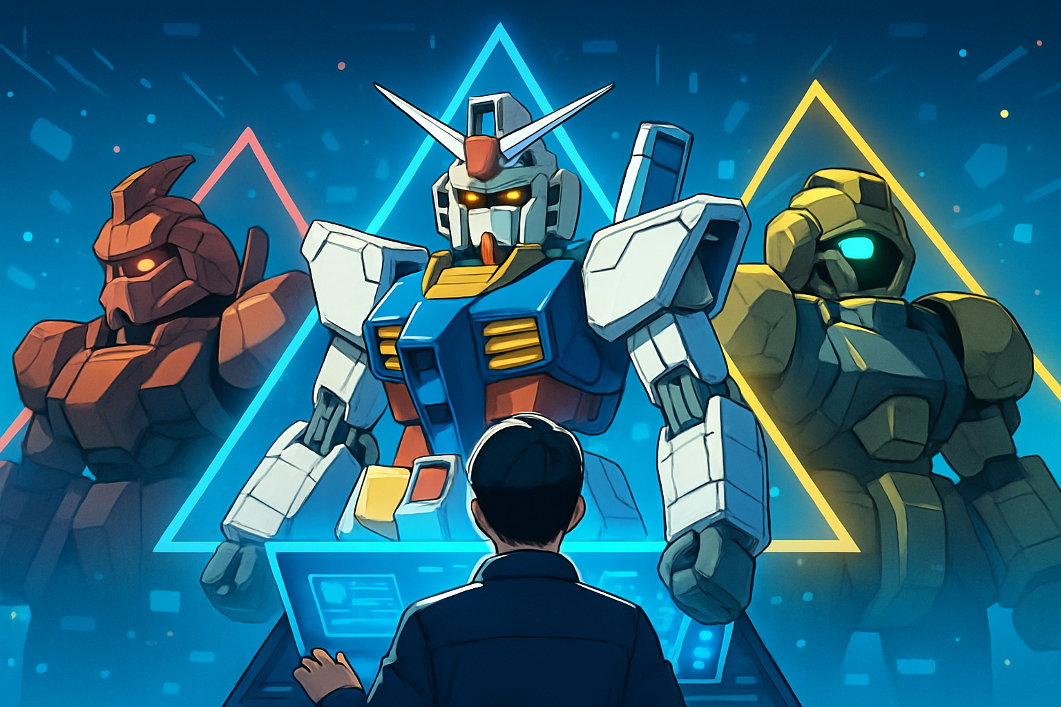 ガンダム新作『アーセナルコマンダー』発表、1対1が1対1対1の”三つ巴”に生まれ変わる