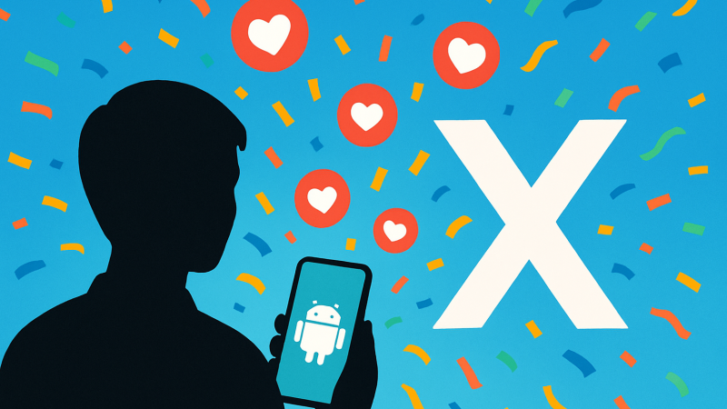 Xの「いいね」を押したら紙吹雪が舞った——Android限定「Yes！」現象の正体