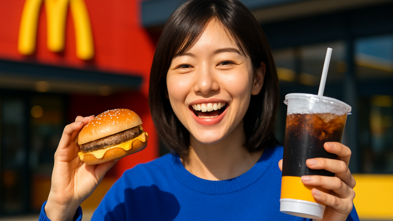 「初マクド」が生まれた日——大野愛実の炭酸150円に、Xのファンが飛びついた理由