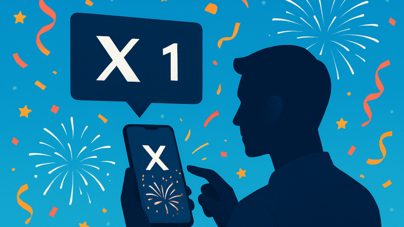 「10年！」から始まる祝福投稿、Xの周年通知はなぜ15年でぴたりと終わるのか