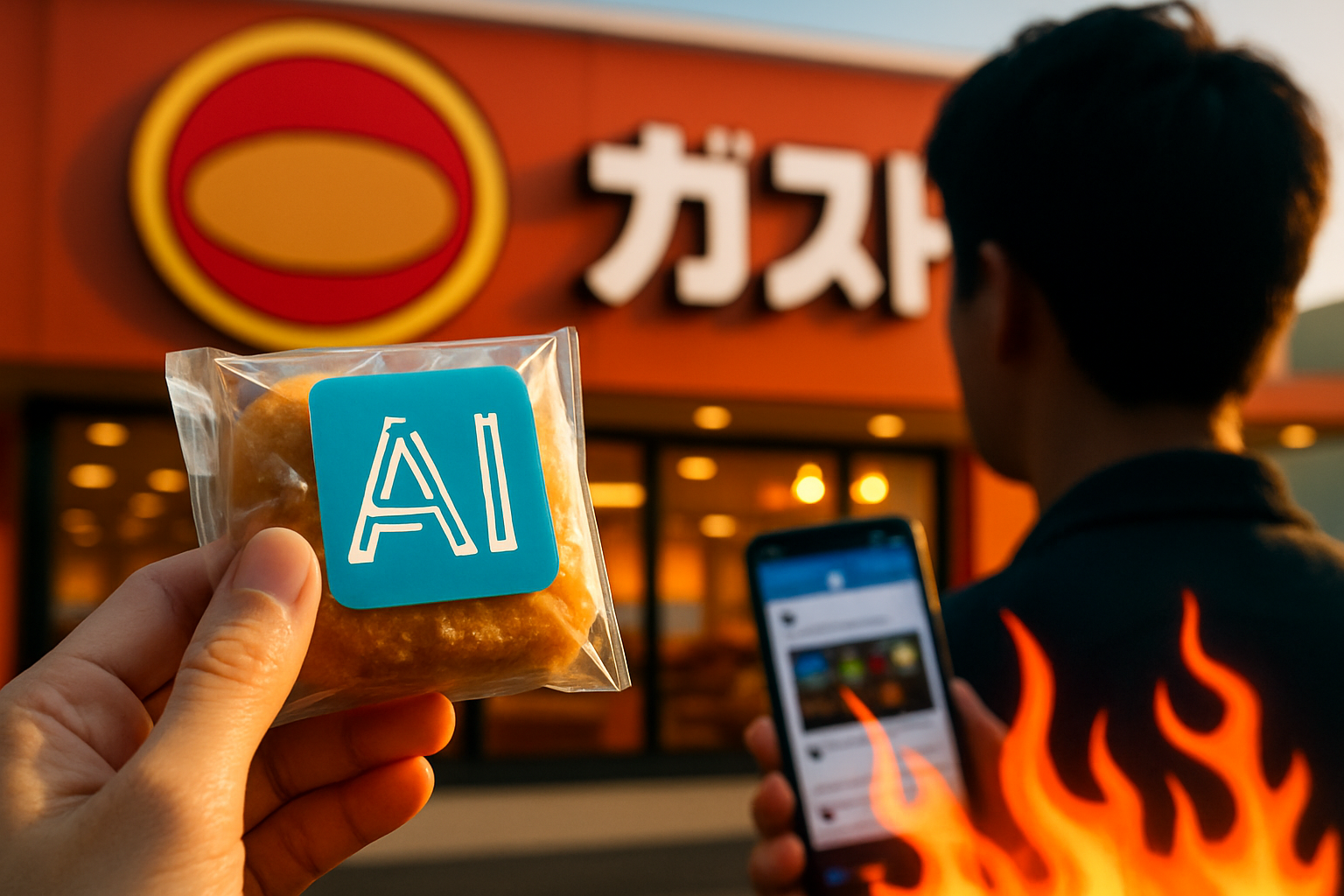 「味の素が目の前で滑り散らかしてるのにね」――ガストのAIシール投稿はなぜ標的になったのか