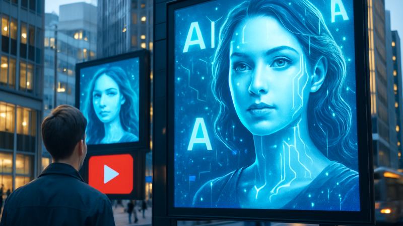 「これいつまで続くのかなぁ」──街にも溢れるAI量産ビジュアル、YouTubeサムネイルも例外じゃなかった
