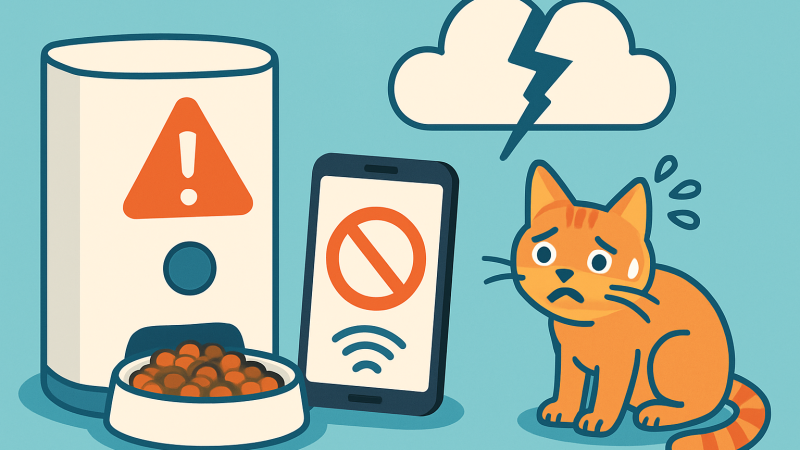 「猫が死んじゃう」の声も――Petlibroスマート給餌器、38時間動かなかった理由